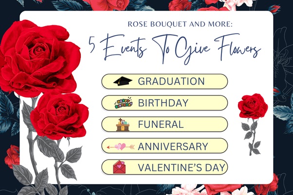 Rose Bouquet And More: 5 Events To Give Flowers